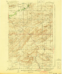 Pendroy Montana Historical topographic map, 1:62500 scale, 15 X 15 Minute, Year 1941
