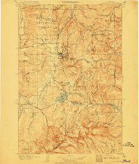 Philipsburg Montana Historical topographic map, 1:125000 scale, 30 X 30 Minute, Year 1908