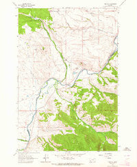 Pine Hill Montana Historical topographic map, 1:24000 scale, 7.5 X 7.5 Minute, Year 1962