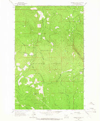 Pinkham Mountain Montana Historical topographic map, 1:24000 scale, 7.5 X 7.5 Minute, Year 1963