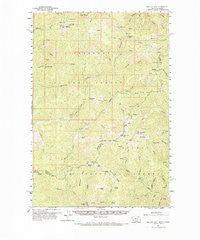 Piquett Mountain Montana Historical topographic map, 1:62500 scale, 15 X 15 Minute, Year 1960
