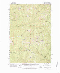Piquett Mtn Montana Historical topographic map, 1:62500 scale, 15 X 15 Minute, Year 1960