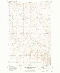 Pleasant Prairie Montana Historical topographic map, 1:24000 scale, 7.5 X 7.5 Minute, Year 1973