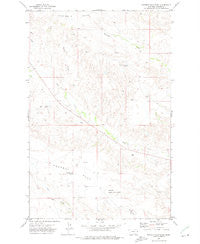 Poverty Flat East Montana Historical topographic map, 1:24000 scale, 7.5 X 7.5 Minute, Year 1972