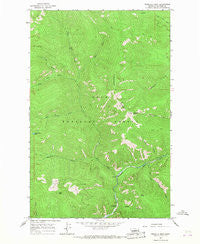 Priscilla Peak Montana Historical topographic map, 1:24000 scale, 7.5 X 7.5 Minute, Year 1964