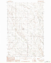 Quick Reservoir Montana Historical topographic map, 1:24000 scale, 7.5 X 7.5 Minute, Year 1983