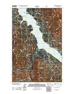 Quintonkon Montana Historical topographic map, 1:24000 scale, 7.5 X 7.5 Minute, Year 2011