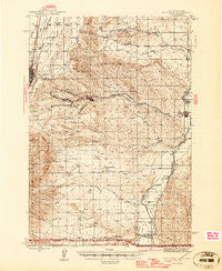 Red Lodge Montana Historical topographic map, 1:62500 scale, 15 X 15 Minute, Year 1944