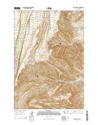Red Lodge East Montana Current topographic map, 1:24000 scale, 7.5 X 7.5 Minute, Year 2014