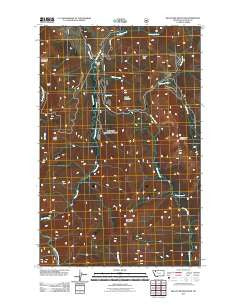 Red Plume Mountain Montana Historical topographic map, 1:24000 scale, 7.5 X 7.5 Minute, Year 2011