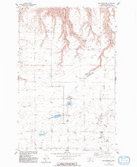 Rice Reservoir Montana Historical topographic map, 1:24000 scale, 7.5 X 7.5 Minute, Year 1954