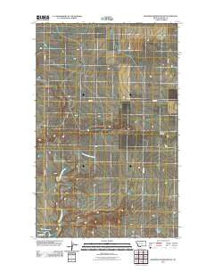 Richmond Reservoir SW Montana Historical topographic map, 1:24000 scale, 7.5 X 7.5 Minute, Year 2011