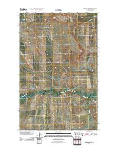 Rimrock Butte Montana Historical topographic map, 1:24000 scale, 7.5 X 7.5 Minute, Year 2011