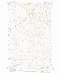 Robinson School Montana Historical topographic map, 1:24000 scale, 7.5 X 7.5 Minute, Year 1971
