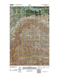 Robinson Ranch Montana Historical topographic map, 1:24000 scale, 7.5 X 7.5 Minute, Year 2011