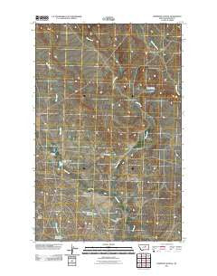 Robinson School Montana Historical topographic map, 1:24000 scale, 7.5 X 7.5 Minute, Year 2011