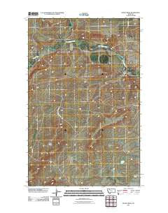 Rocky Ridge Montana Historical topographic map, 1:24000 scale, 7.5 X 7.5 Minute, Year 2011