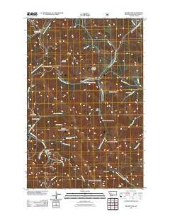 Rogers Pass Montana Historical topographic map, 1:24000 scale, 7.5 X 7.5 Minute, Year 2011