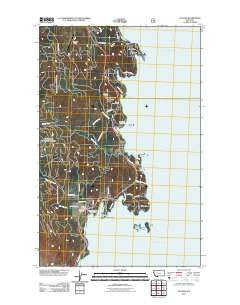 Rollins Montana Historical topographic map, 1:24000 scale, 7.5 X 7.5 Minute, Year 2011