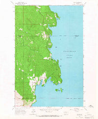 Rollins Montana Historical topographic map, 1:24000 scale, 7.5 X 7.5 Minute, Year 1964