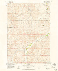Roscoe NE Montana Historical topographic map, 1:24000 scale, 7.5 X 7.5 Minute, Year 1956