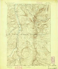 Rosebud Montana Historical topographic map, 1:125000 scale, 30 X 30 Minute, Year 1894