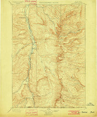 Rosebud Montana Historical topographic map, 1:125000 scale, 30 X 30 Minute, Year 1901