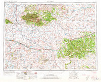 Roundup Montana Historical topographic map, 1:250000 scale, 1 X 2 Degree, Year 1954
