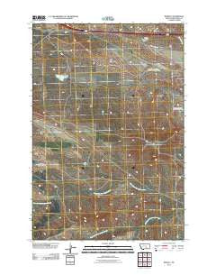 Rowley Montana Historical topographic map, 1:24000 scale, 7.5 X 7.5 Minute, Year 2011