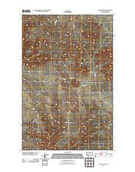 Saddle Rock Montana Historical topographic map, 1:24000 scale, 7.5 X 7.5 Minute, Year 2011