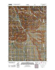Sahara Hill Montana Historical topographic map, 1:24000 scale, 7.5 X 7.5 Minute, Year 2011