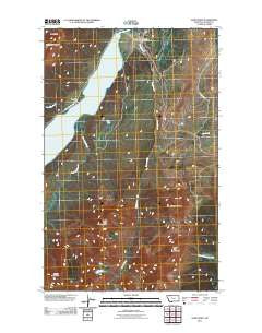 Saint Mary Montana Historical topographic map, 1:24000 scale, 7.5 X 7.5 Minute, Year 2011