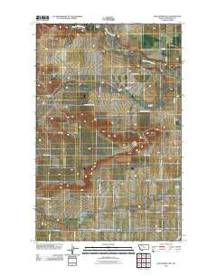 Sam George Hill Montana Historical topographic map, 1:24000 scale, 7.5 X 7.5 Minute, Year 2011
