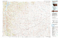 Sand Springs Montana Historical topographic map, 1:100000 scale, 30 X 60 Minute, Year 1993