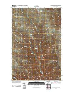 Sandpiper Reservoir Montana Historical topographic map, 1:24000 scale, 7.5 X 7.5 Minute, Year 2011