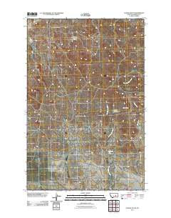 School Butte Montana Historical topographic map, 1:24000 scale, 7.5 X 7.5 Minute, Year 2011