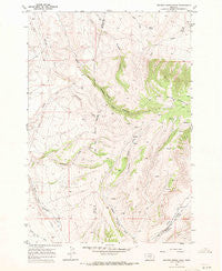 Section House Draw Montana Historical topographic map, 1:24000 scale, 7.5 X 7.5 Minute, Year 1967