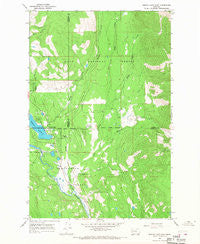 Seeley Lake East Montana Historical topographic map, 1:24000 scale, 7.5 X 7.5 Minute, Year 1965