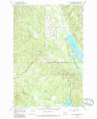 Seeley Lake West Montana Historical topographic map, 1:24000 scale, 7.5 X 7.5 Minute, Year 1965