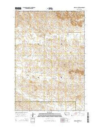 Seven-up Butte Montana Current topographic map, 1:24000 scale, 7.5 X 7.5 Minute, Year 2014