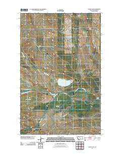 Sharp Lake Montana Historical topographic map, 1:24000 scale, 7.5 X 7.5 Minute, Year 2011