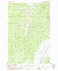 Sheepshead Mountain Montana Historical topographic map, 1:24000 scale, 7.5 X 7.5 Minute, Year 1985