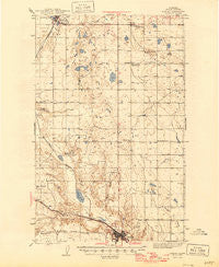 Shelby Montana Historical topographic map, 1:62500 scale, 15 X 15 Minute, Year 1943