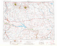 Shelby Montana Historical topographic map, 1:250000 scale, 1 X 2 Degree, Year 1954