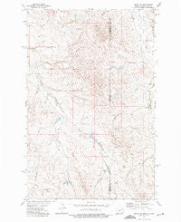 Sidney SE Montana Historical topographic map, 1:24000 scale, 7.5 X 7.5 Minute, Year 1972
