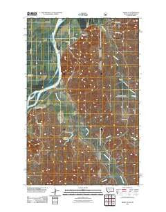 Sidney NE Montana Historical topographic map, 1:24000 scale, 7.5 X 7.5 Minute, Year 2011