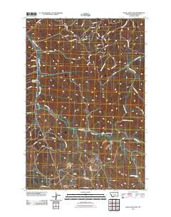 Signal Mountain Montana Historical topographic map, 1:24000 scale, 7.5 X 7.5 Minute, Year 2011