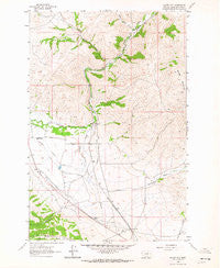 Silver City Montana Historical topographic map, 1:24000 scale, 7.5 X 7.5 Minute, Year 1962