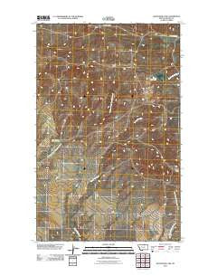 Silver Bow Lake Montana Historical topographic map, 1:24000 scale, 7.5 X 7.5 Minute, Year 2011