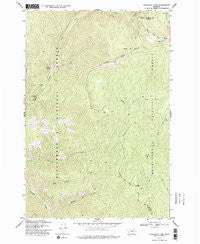 Skalkaho Pass Montana Historical topographic map, 1:24000 scale, 7.5 X 7.5 Minute, Year 1974